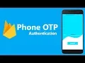 Firebase phone authentication android studio tutorial android studio phone otp verification