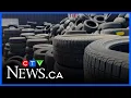 New concerns about fire hazards as tires build up at shops across the province