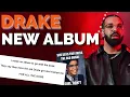 DRAKE ANNOUNCES NEW ALBUM \