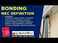 BASIC BONDING DEFINITIONS - NEC 2023