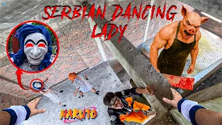 NARUTO ESCAPES THE SERBIAN DANCING LADY IN REAL LIFE 97.0 | Horror Parkour Pov Short | 3Run