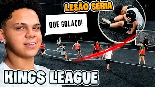 ERA MAIS UM JOGO NORMAL! MAS EU ME MACHUQUEI NO FUTEBOL DO LUQUETA! Ft. Isaac Xavier 