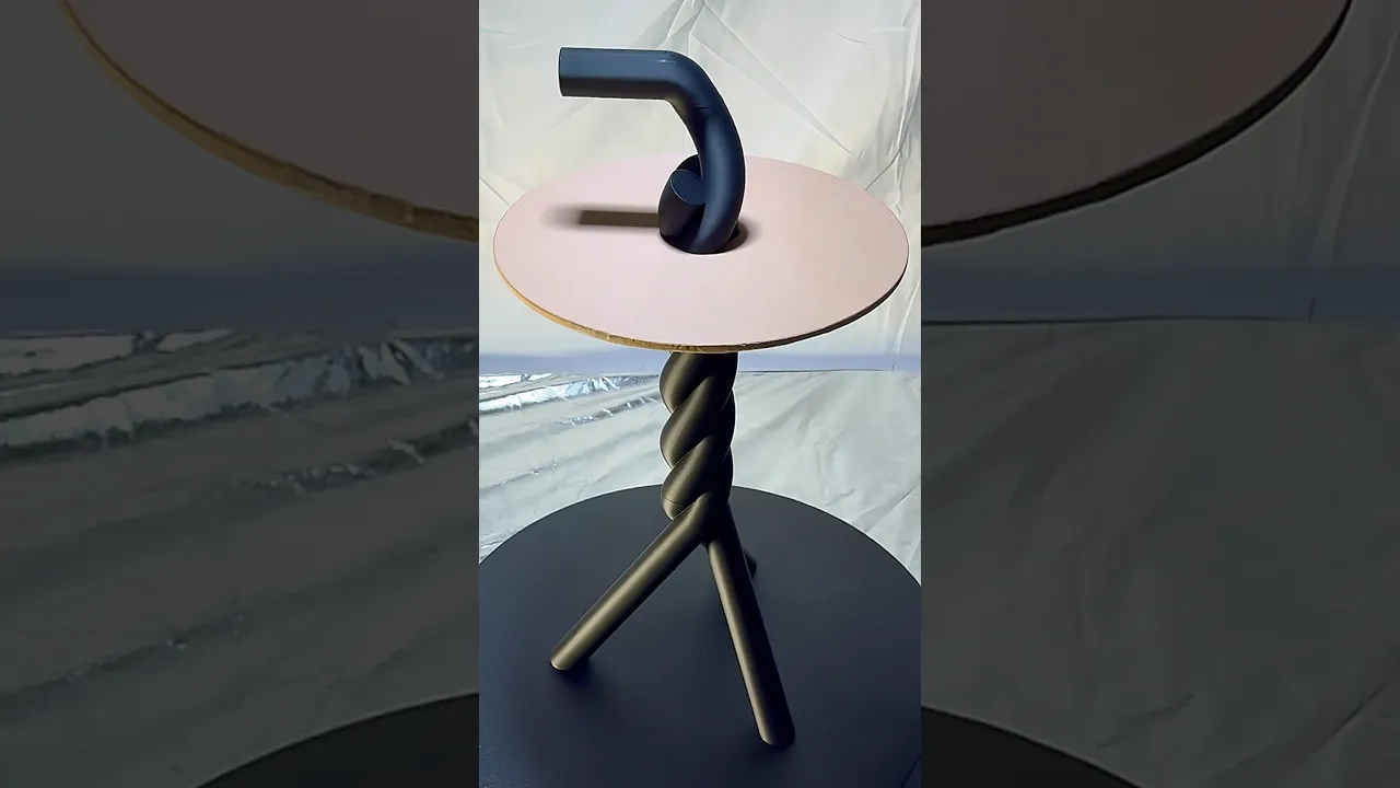 Twisted Sipek Table 3D Printed Side Table video thumbnail