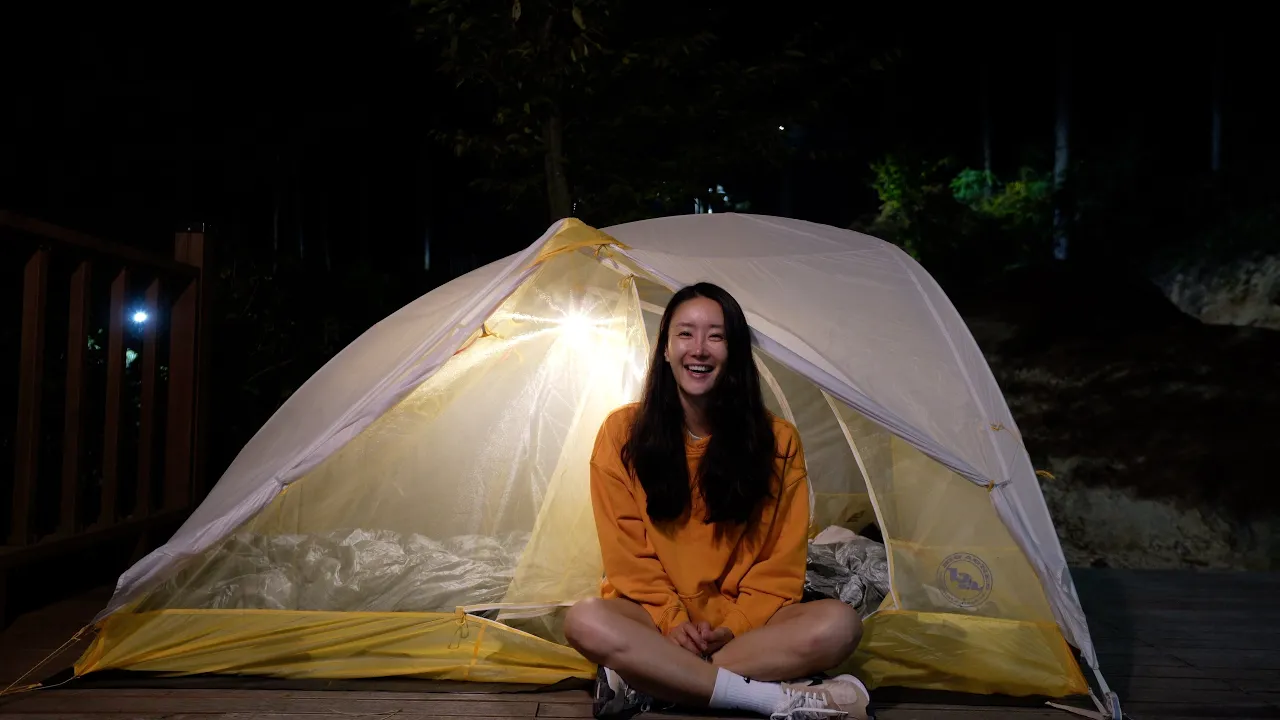 영암 국민여가캠핑장 2만 8천원의 행복ㅣ왓츠인마이백팩, 백패킹 속 장비들ㅣ미니멀 세팅으로 맥시멈 힐링ㅣ타이거월 첫 피칭ㅣ가을 캠핑ㅣ황금 들판을 달리다 サムネイル