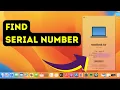 How to Find Serial Number in Macbook Air Pro or iMac