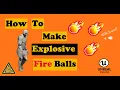 UE4 Tutorial - How to make Exploding Fire Balls With SFX EASY