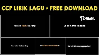 Download Kumpulan Mentahan Ccp Lirik Lagu 30 Detik || ccp lirik viral MP3