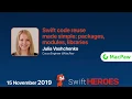 Swift code reuse made simple packages modules libraries - Julia Vashchenko