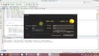 Chat on network using TCP on Netbeans