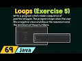 Loops in Java Exercise 5