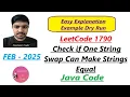 Check if One String Swap Can Make Strings Equal LeetCode 1790 Java Code Developer Coder