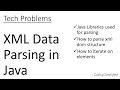 Introduction to Xml Data Parsing in Java How to parse the data from given xml in Java