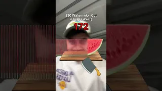 تحدي قص البطيخ ٢٥٠ قطعة 