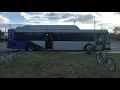 extended route GRTC 2014 Gillig BRT CNG 260 Hauling ass on route 19