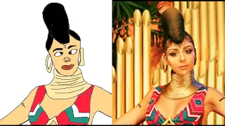 Myriam Fares Goumi ग म ഗ മ घ म म Funny Drawing Meme 