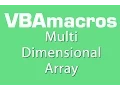 Multi-Dimensional Array - VBA Macros