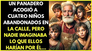 UN PANADERO ACOGIÓ A 4 NIÑOS ABANDONADOS EN SU CASA Y ELLOS ASÍ SE LO AGRADECEN…