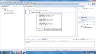 Starting with Java Eclipse Tutorial-1