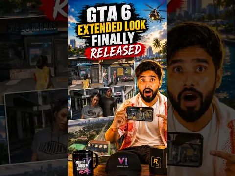 FINALLY 😱 || GTA 6 EXTANDED LOOK 3RD TRAILER | TECHNO GAMERZ #shorts #short