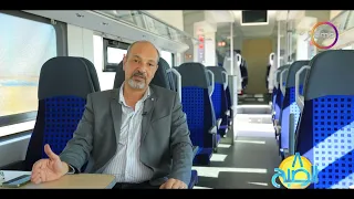 8 الصبح جولة تفقدية من داخل القطار الكهربائي السريع 