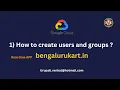 How to create users and groups in real-time GCP Tutorials