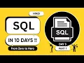 SQL can skip rows did you know that SQL Day 3 Part 1 OFFSET FETCH in SQL HINDI