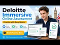 How to Pass the Deloitte Immersive Online Assessment Demo Questions Guide