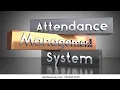 Employee Attendance Management System PHP MySQL Project Admin Panel Source Code