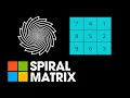 Spiral Matrix - 54 LeetCode