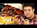 Top 10 TOUGHEST Food Challenges Man v Food Travel Channel