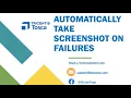 Tosca Tutorial Lesson 17 - Automatically take Screenshot on Failures TBox Automation Module