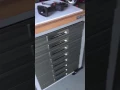 Seville Classics Ultra tall storage cabinets and 12 drawer workbench from SamsClub