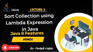 Java 8 Features in hindi Sort Collection using Lambda Expression in Java