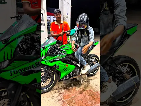 Juice gya energy niche😳💀🔥💚 #automobile#viral #like #youtube #love #stunt #bike #bikelover #viral