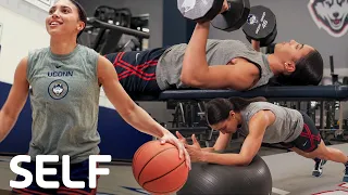 WNBA #1 Overall Pick Azzi Fudd's 20-Minute Upper Body Workout | SELF