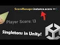 How to use Singletons in Unity3D MonoSingletons and instancing