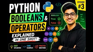 Python Operators Booleans Made Easy Python for Beginners