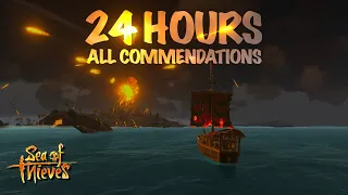 Finishing ALL of Season 18 Act 1 in Less than 24 HOURS Sea of Thieves Commendation Grind