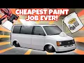 30 DOLLAR ELECTRIC PAINT GUN 50 TRACTOR PAINT CHEAPEST PAINTJOB EVER LOW BUDGET NO COMPRESSOR