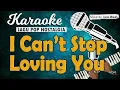 Karaoke I CANT STOP LOVING YOU - Ray Charles // Music By Lanno Mbauth