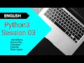 03 English Identifiers Keywords Constant Literals Data types