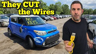 I Bought a Dead Kia Boys Car at Auction & tried to Start it with a USB Cable