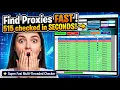 Find proxies FAST with Master Proxy Checker