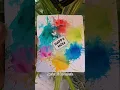 Holi special Cotton Ball Splatter Painting Fun Messy Art for Kids