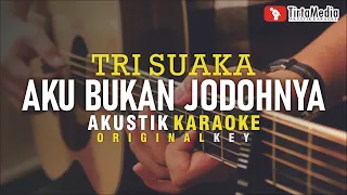aku bukan jodohnya tri suaka akustik karaoke tri suaka feat zinidin zidan version