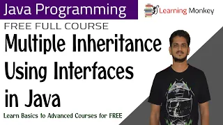 Multiple Inheritance Using Interfaces in Java Lesson 64 Java Programming Learning Monkey