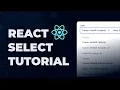 React Select Tutorial - Multi Select Creatable Animated Selects