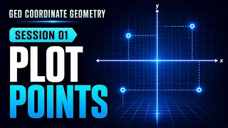 GED Coordinate Geometry Session 1 Plotting Points and Quadrants