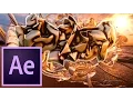 Amazing Background Text And Logo After Effects Trapcode TAO