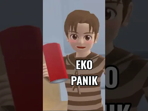 Gara2 Kak Mila, Eko Kaget dan Panik | Drama Sakura School Simulator